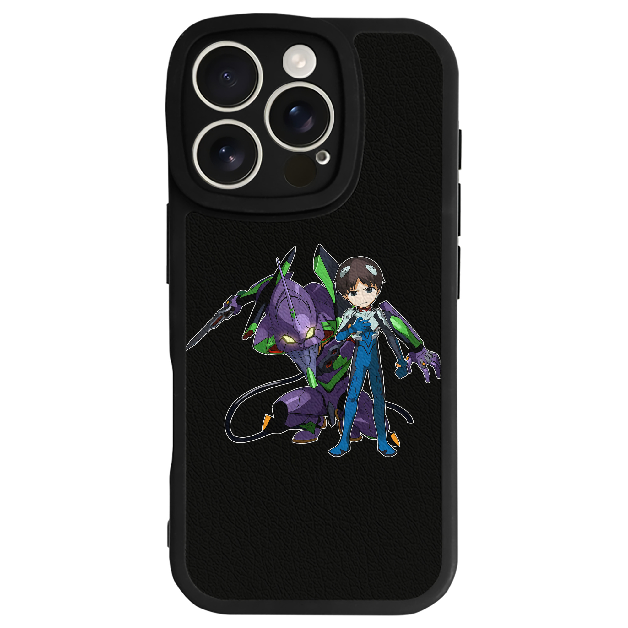 （画像用） EVA 新世紀エヴァンゲリオン 【iPhone 16シリーズ対応】シリコンスマホケース（レザー調） 材質：シリコン